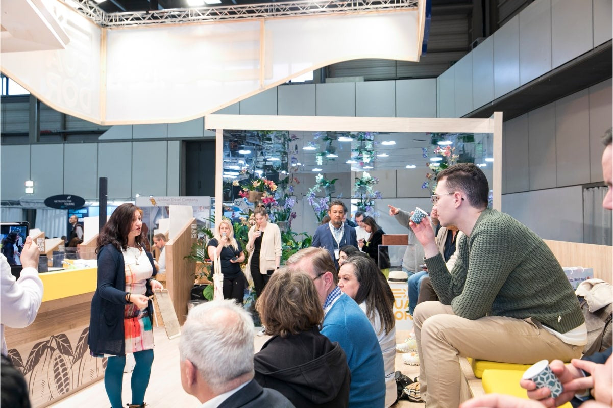 Kaffeeverkostung und Präsentation